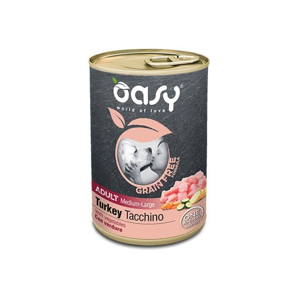 Oasy Grain Free Formula Adult - Umido per Cani 400 gr / Tacchino Oasy (2496103)