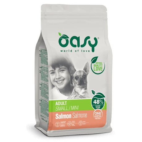 Oasy Mono Proteico Adult Small\Mini al Salmone 2,5 kg Oasy (2496205)