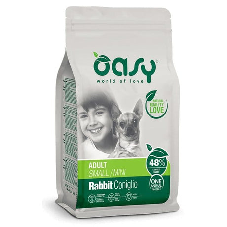 Oasy Mono Proteico Adult Small/Mini Coniglio 2,5 kg Oasy (2496203)