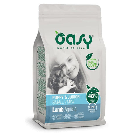 Oasy Mono Proteico Puppy & Junior Small\Mini Agnello 2,5 kg Oasy (2496216)