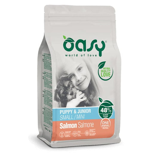 Oasy Mono Proteico Puppy & Junior Small/Mini Salmone 2,5 kg Oasy