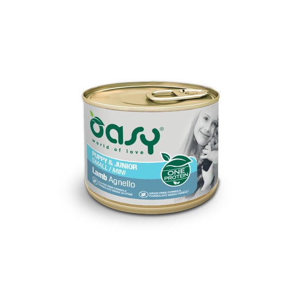 Oasy Mono Proteico Puppy & Junior - Umido per Cuccioli 200 gr / Agnello Oasy (2496210)