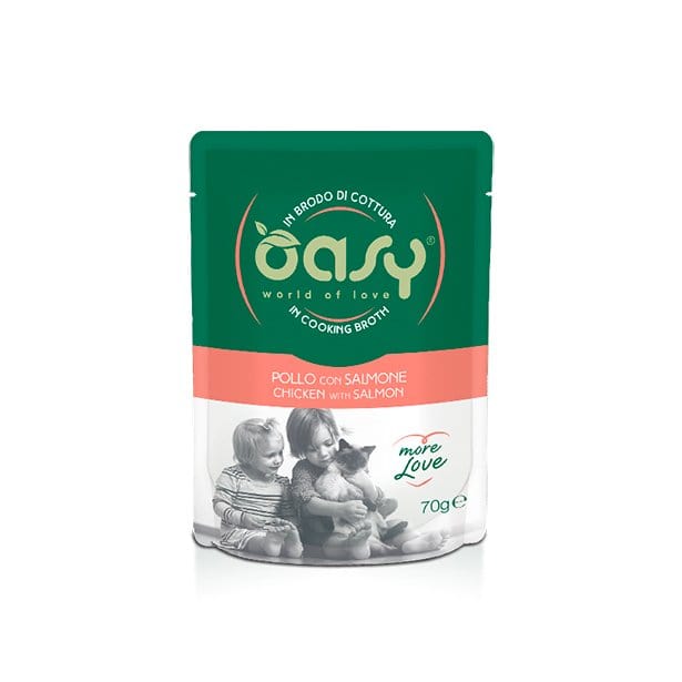 Oasy More Love Bustine - 8 Gusti Pollo e Salmone Oasy (2496220)