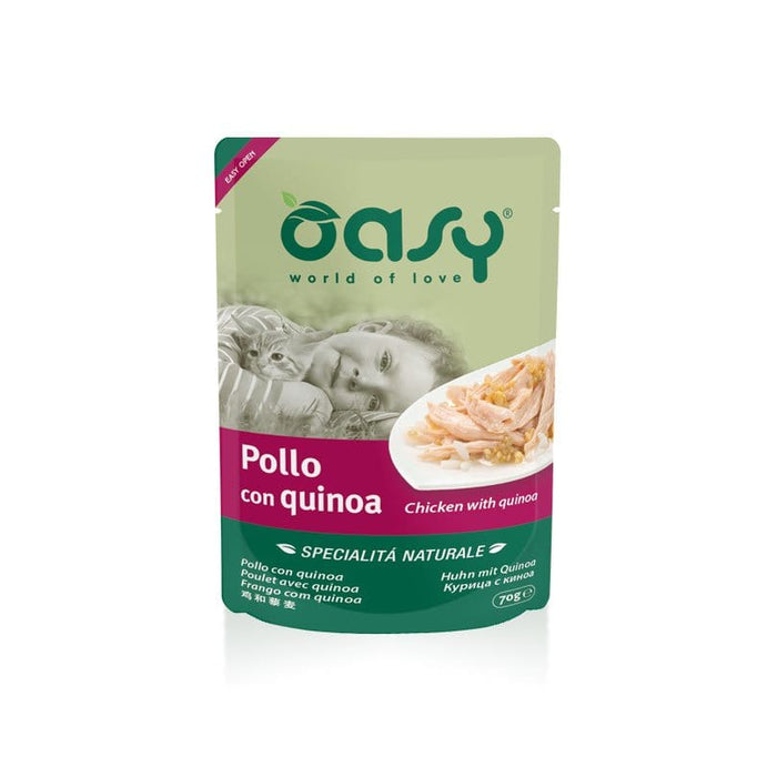 Oasy Specialità Naturale Busta - Umido per gatti Pollo con Quinoa Oasy (2496290)