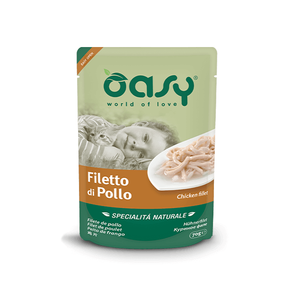 Oasy Specialità Naturale Busta - Umido per gatti Pollo Oasy (2496305)