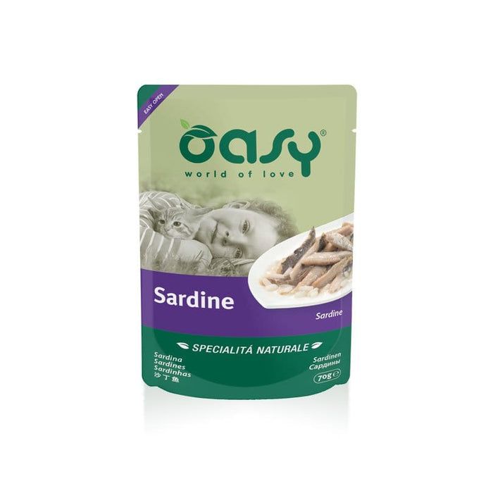 Oasy Specialità Naturale Busta - Umido per gatti Sardine Oasy (2496297)