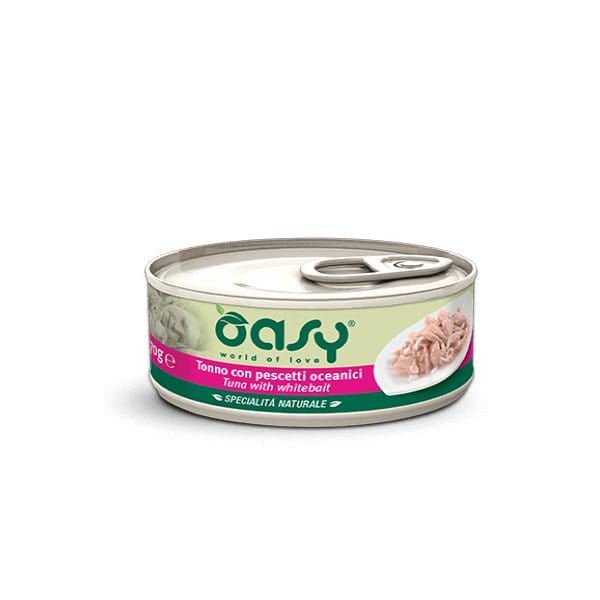 Oasy Specialità Naturale Lattine - Umido per Gatti 150 gr / Pescetti Oceanici Oasy (2496319)