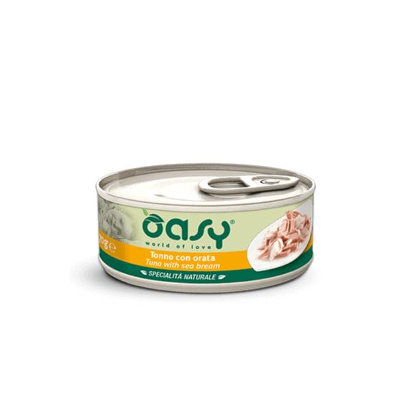 Oasy Specialità Naturale Lattine - Umido per Gatti 150 gr / Tonno con Orata Oasy (2496340)