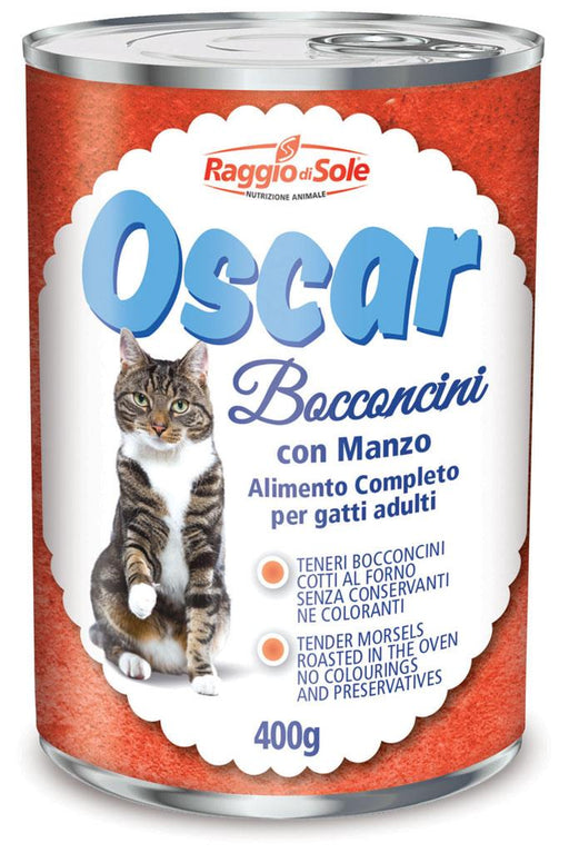 Oscar BOCCONCINI CON MANZO - Umido economico gatti adulti - Gr.400 Oscar (2496423)