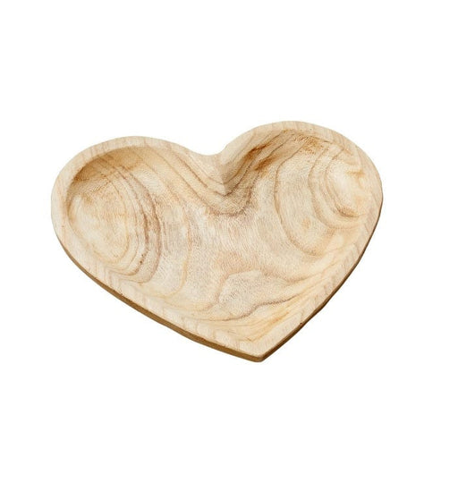Piatto in legno a forma di cuore MillStore (2496903)