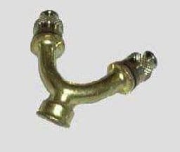 POLVERIZZATORE PER LANCIA in ottone a 2 vie per pompe irroratrici MillStore (2496990)