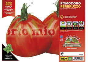 Pomodoro a cuore varietà antiche pera Abruzzo Perbruzzo F1-Deko F1 - 6 pinate - Orto Mio Orto Mio (2496998)