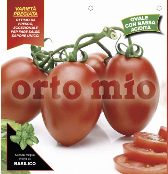 Pomodoro allungato speciale ovale Luana F1 - 1 pianta v.10 cm - Orto Mio Orto Mio