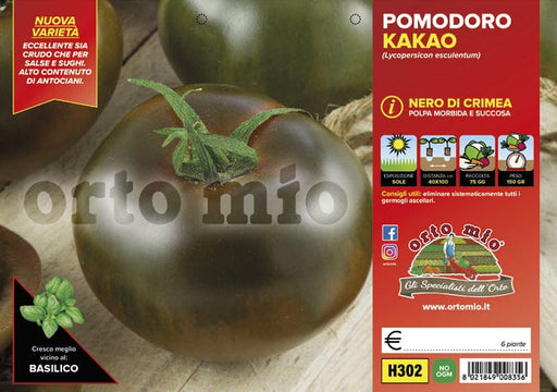 Pomodoro Colorato nero di Crimea Kakao F1 - 6 piante - Orto Mio Orto Mio (2497023)