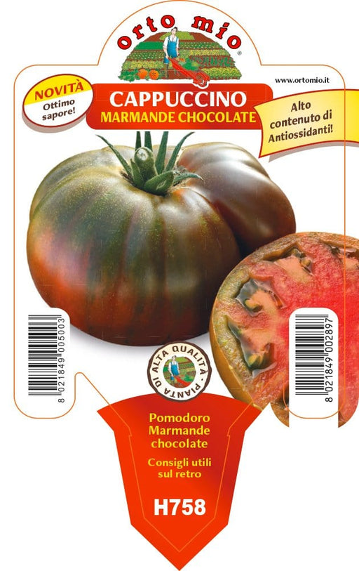 Pomodoro costoluto marmande scuro Cappuccino F1 - 1 pianta v.10 cm - Orto Mio Orto Mio (2497031)