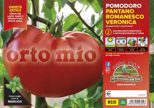 Pomodoro costoluto pantano romanesco Veronica F1 - 6 piante - Orto Mio Orto Mio (2497032)