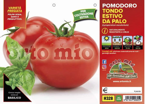 Pomodoro tondo estivo da palo Pintino F1 - 4 piante - Orto Mio Orto Mio (2497134)