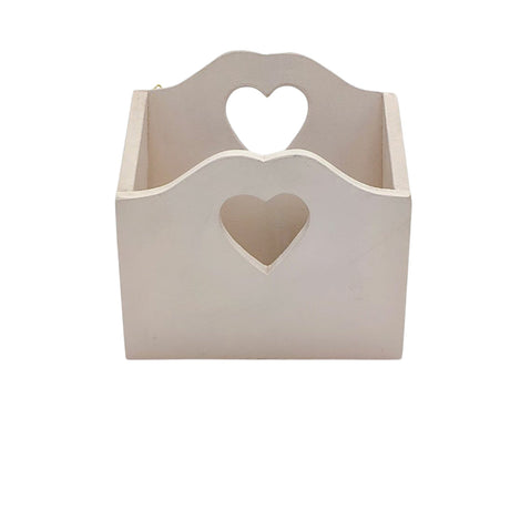 Porta Posta artigianale con intarsio a Cuore Cashmere Domeahome