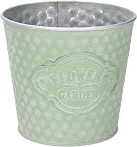 Porta Vaso in metallo verde tondo - Flower & Garden -Vacchetti Vacchetti (2497394)
