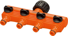 Raccordo rubinetto a 4 uscite - 1-2" 3-4" - Stocker Stocker (2497680)