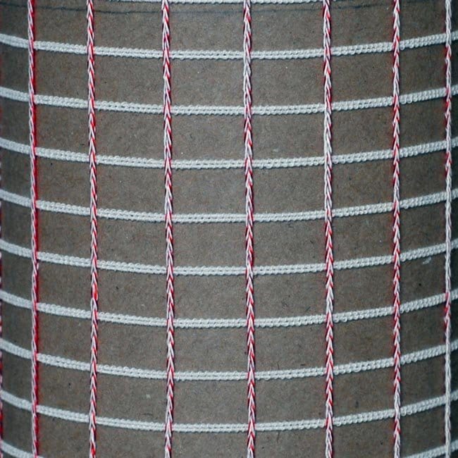 Rete elastica di garza per Capocolli di colore Rossa e Bianca