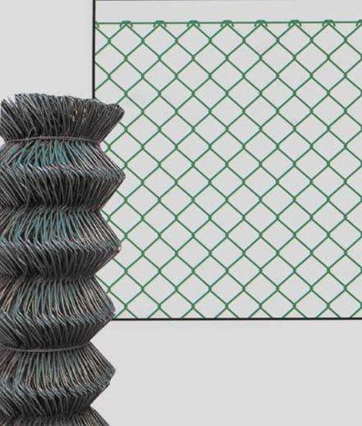 RETE GRIGLIA PLASTICATA colore verde - H.cm.100 rotolo da mt.25 MillStore (2497774)