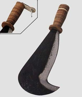 Roncola Maremma con manico cuoio - senza gancio - 41 cm MillStore (2497843)
