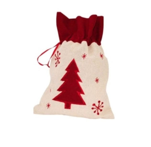 Sacco dono in tessuto con figure natalizie MillStore (2498112)