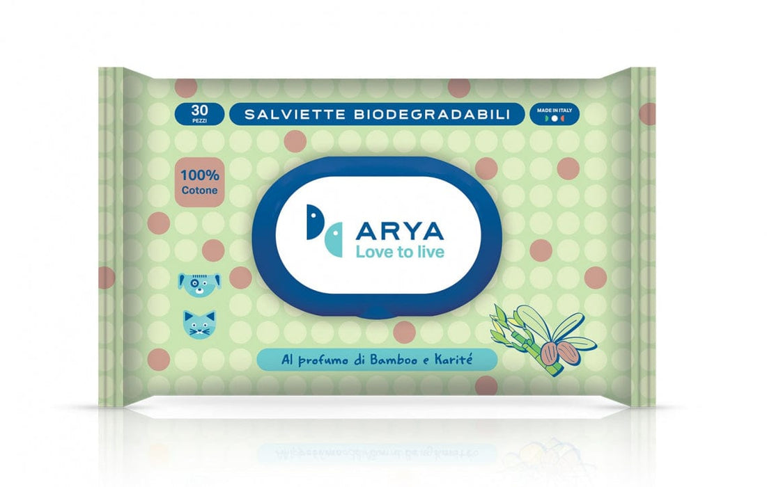 Salviette Biodegradabili Detergenti Arya Bamboo e Karitè Arya (2498145)