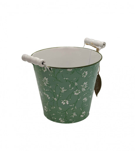 Secchiello porta piante Silka - Verde ø 18.5 x 16.5 cm MillStore (2498285)