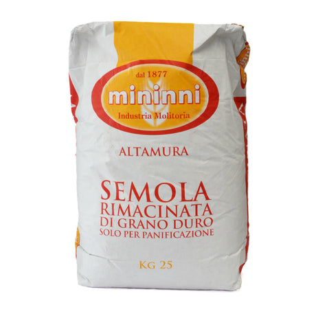 Semola Rimacinata Grano Duro - 25 kg - Mininni Altamura Molino Mininni (2498341)