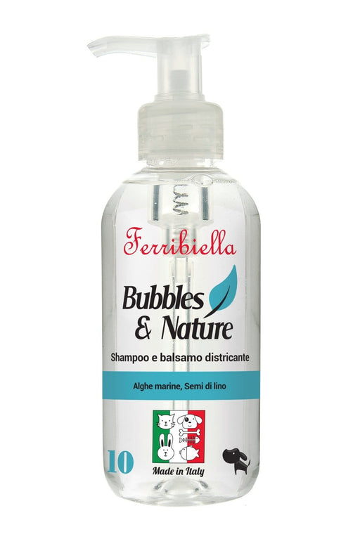 Shampoo e Balsamo Districante per Cani - 250 ml - Bubbles & Nature - Ferribiella Ferribiella (2498445)