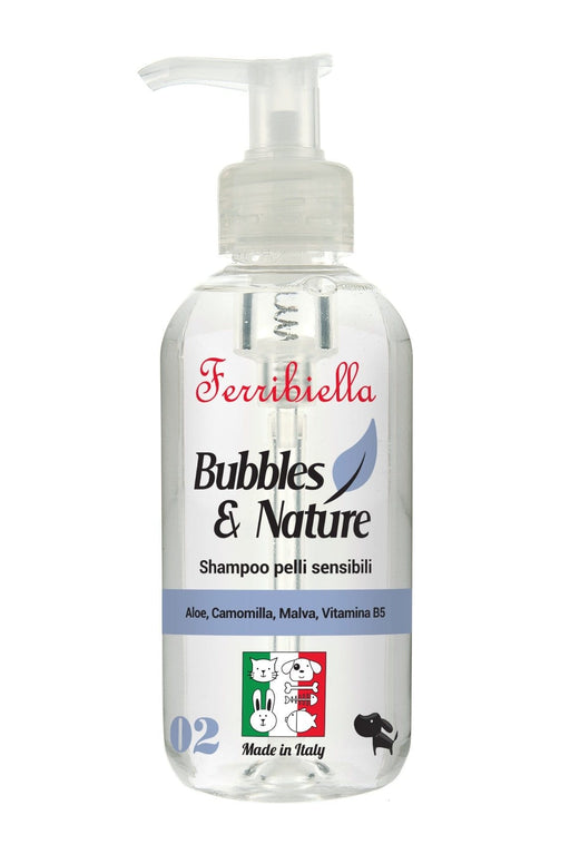 Shampoo Pelli Sensibili per Cani - 250 ml - Bubbles & Nature - Ferribiella Ferribiella (2498454)