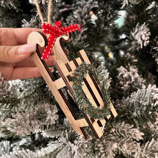 Slitta Hilla di Natale - decorazione da appendere Legno Boltze (2498484)