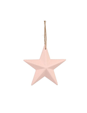 Stella in legno rosa da appendere MillStore (2498682)