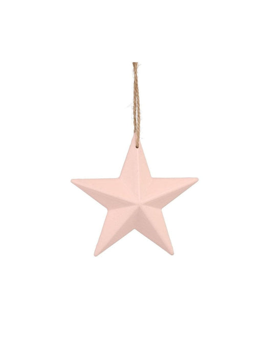 Stella in legno rosa da appendere MillStore (2498682)
