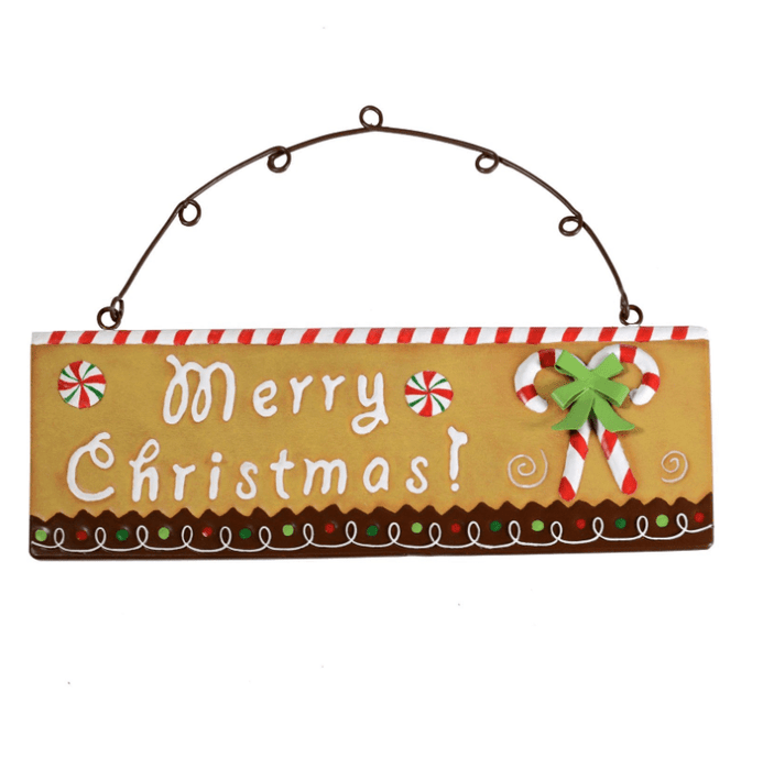 Targhetta di Natale Gingerbread Merry Christmas Vacchetti (2499047)