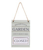 Targhetta in legno - Garden Open-Closed MillStore (2499048)