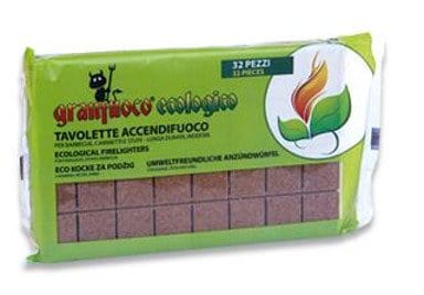 Tavolette Accendifuoco Ecologiche - 32 cubetti - Carbon Grill Granfuoco by Carbon Grill (2499057)