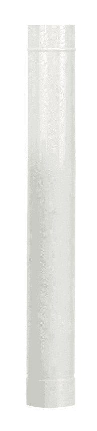 Tubo porcellanato Ala - diametro 8 cm x h.100 - Bianco Ala Fumisteria (2499349)