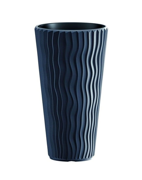 Vaso alto Sandy Slim con inserto Antracite / ø 35 x h 62 cm Prosperplast (2499501)