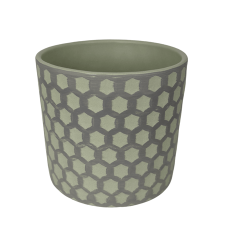 Vaso Decò - Nido d'Ape Verde / ø 17 cm MillStore (2499596)