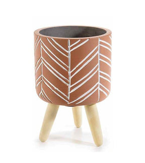 Vaso in cemento decorato - African A MillStore (2499634)