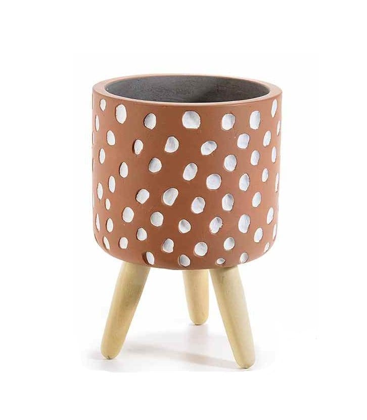 Vaso in cemento decorato - African B MillStore (2499631)