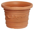 Vaso Tondo Festonato in plastica col. Terracotta - Nuova Plastica Adriatica Nuova Plastica Adriatica (2499688)