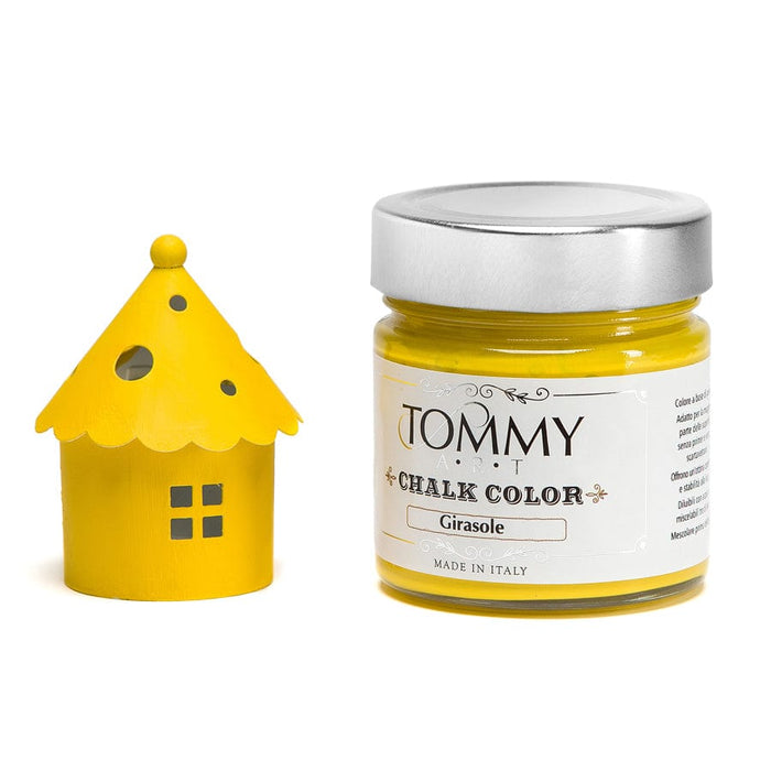 Vernice Shabby Chic a gesso senza primer Chalk Paint - Tommy Art Girasole / Ml. 200 Tommy Art