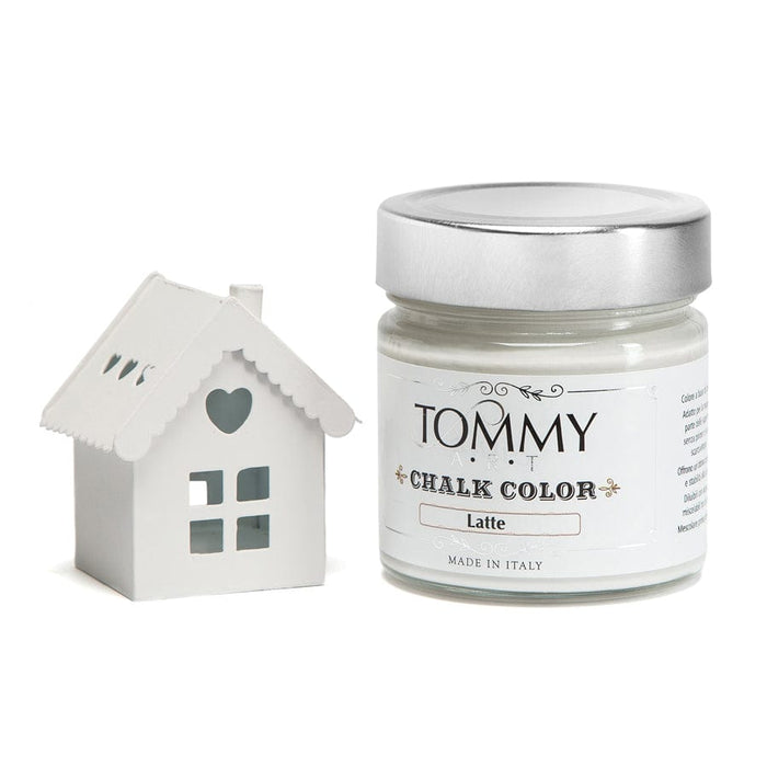 Vernice Shabby Chic a gesso senza primer Chalk Paint - Tommy Art Latte / Ml. 200 Tommy Art