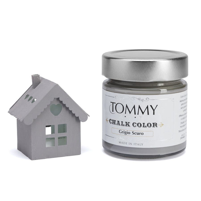 Vernice Shabby Chic Chalk Paint - Tommy Art Grigio Scuro / Ml. 200 Tommy Art
