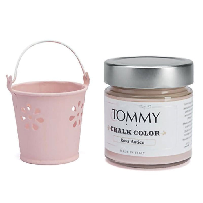 Vernice Shabby Chic Chalk Paint - Tommy Art Rosa Antico / Ml. 200 Tommy Art