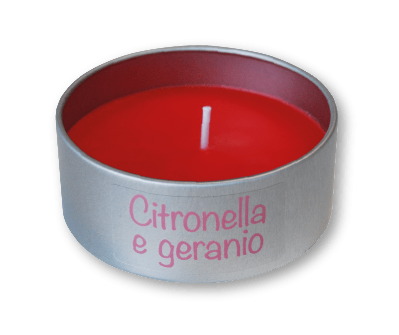 Z-Light Candela alla citronella per esterni in lattina 96x40 mm Citronella e Geraneo Cereria Artigiana Umbra (2499960)